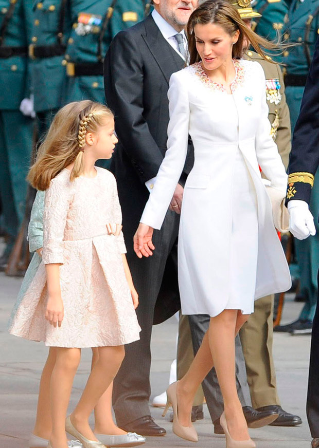 La Reina Letizia con la Princesa de Asturias