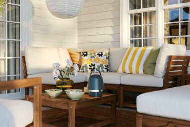 5 sofás de IKEA perfectos para decorar tu terraza